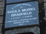 BRADFIELD Sheila Muriel 1933-2010