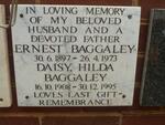 BAGGALEY Ernest 1897-1973 & Daisy Hilda 1908-1995