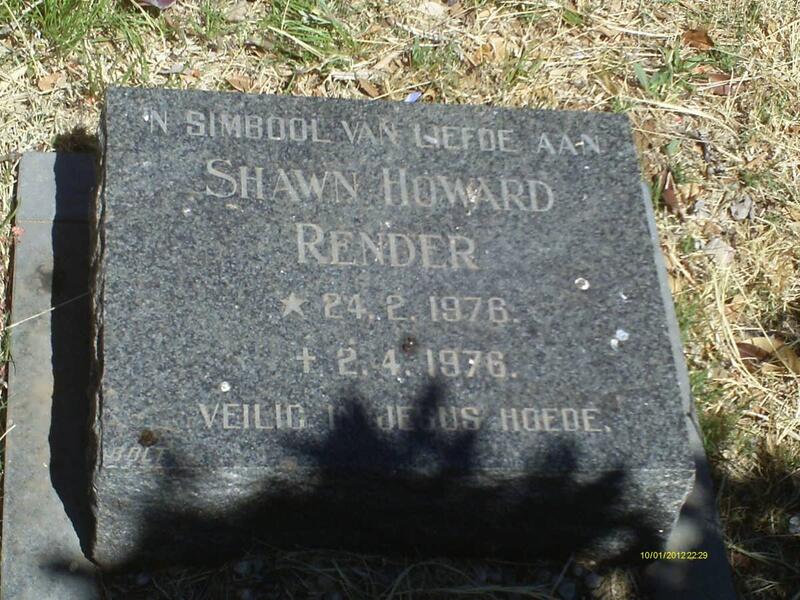 RENDER Shawn Howard 1976-1976