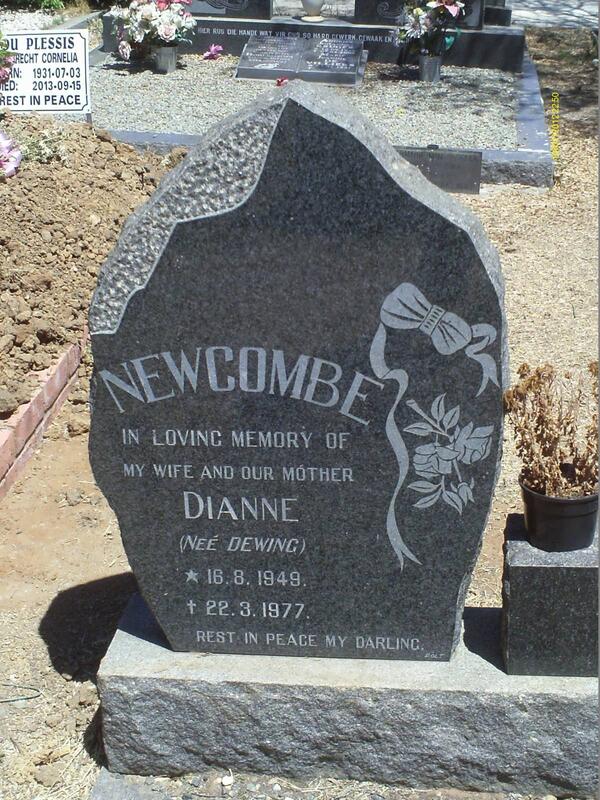 NEWCOMBE Dianne nee DEWING 1949-1977