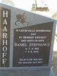 HAARHOFF Daniel Stephanus 1918-1975