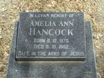 HANCOCK Amelia Ann 1975-1982