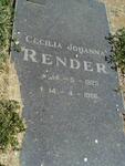RENDER Cecilia Johanna 1925-1986