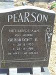 PEARSON Gerbrecht E. 1950-1986