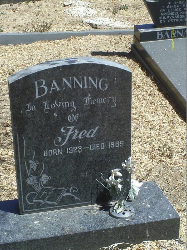 BANNING Fred 1923-1985