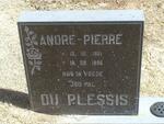 PLESSIS Andre-Pierre, du 1921-1995