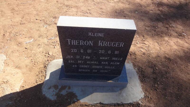 KRUGER Theron 1981-1981