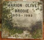 BRODIE Marion Olive 1905-1983
