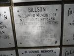 BILLSON Walter 1907-1985