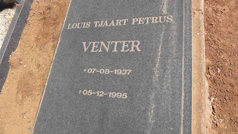 VENTER Louis Tjaart Petrus 1937-1995