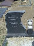 PREEZ Yvonne, du 1944-1993