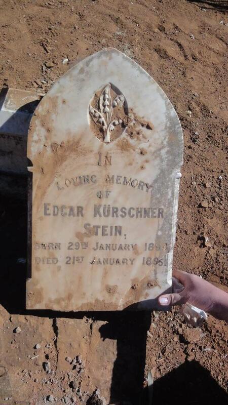 STEIN Edgar Kurschner 1894-1895