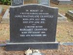 CRAWFORD James Macfarlane 1885-1972 & Margaret 1890-1980