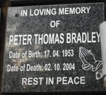 BRADLEY Peter Thomas 1953-2004
