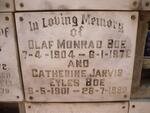 BOE Olaf Monrad 1904-1972 & Catherine Jarvis Eyles 1901-1989