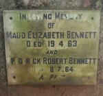 BENNETT Frederick Robert -1964 & Maud Elizabeth -1963 