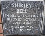 BELL Shirley 1935-1998