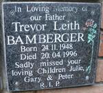 BAMBERGER Trevor Leith 1948-1996