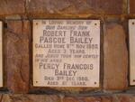 BAILEY Percy Francois 1879-1960 :: BAILEY Robert Frank Pascoe 1950-1953