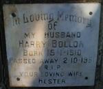 BOLLON Harry 1910-1981