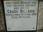 BILLSON Grace -1963
