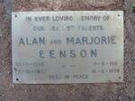 BENSON Alan 1908-1967 & Marjorie 1911-1979