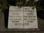 VILLIERS Hermanus, de 1899-1967 & Winifredian 1902-1965