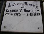 BRADLEY Claude V. 1925-1988