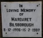 BILSBOROUGH Margaret 1906-1988