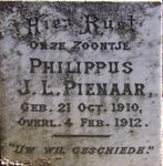 PIENAAR Philippus J.L. 1910-1912