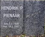 PIENAAR Hendrik P. 1908-1967