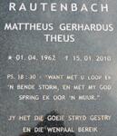 RAUTENBACH Mattheus Gerhardus 1962-2010
