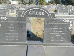 GEERE George 1930-2008 & Dorothea Maria 1926-1985