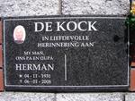 KOCK Herman, de 1931-2008