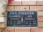 NIEKERK Erasmus, 1921-2005 & Joy 1919-2000