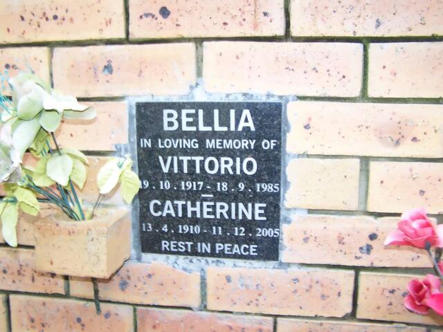 BELLIA Vittorio 1917-1985 & Catherine 1910-2005