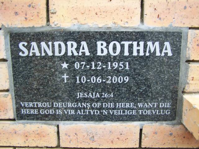 BOTHMA Sandra 1951-2009