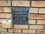 COMBRINK A.M.E. 1925-2013