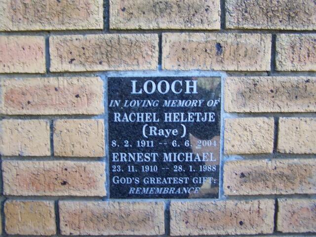 LOOCH Ernest Michael 1910-1988 & Rachel Heletje RAYE 1911-2004
