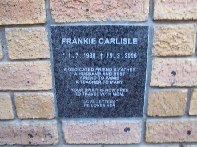 CARLISLE Frankie 1938-2006