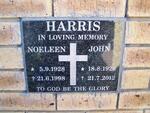 HARRIS John 1928-2012 & Noeleen 1928-1998