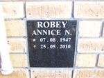 ROBEY Annice N. 1947-2010