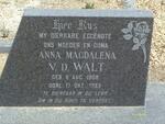 WALT Jeremia Adriaan, v.d. 1912-1985 & Anna Magdalena 1908-1983