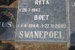 SWANEPOEL Boet 1944-2003 & Rita 1947-