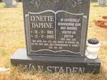 STADEN Lynette Daphne, van 1963-2003