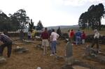 5. The crew cleaning up the graves & cemetery