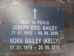 BAILEY Joseph Eric 1915-2006 & Nora KELLY 1919-2010