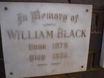 BLACK William 1875-1965