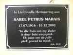MARAIS Sarel Petrus 1916-2002