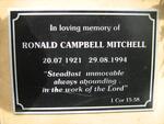 MITCHELL Ronald Campbell 1921-1994